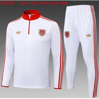 Chándal Bayern Munich 125th 2025/26 ( White Half Zipper) - NIÑOS